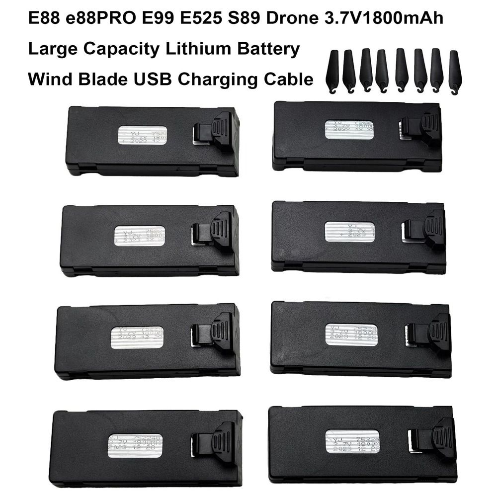 Siyah Lityum Pil 3.7V1800mAh B - Eachine Drone E010 incelemesi ve fiyatı